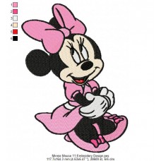 Minnie Mouse 11 Embroidery Design
